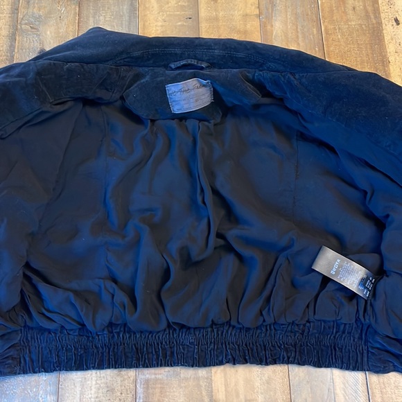 We the free by free people XS black jacket corduroy cropped double breasted NWOT - Picture 7 of 9